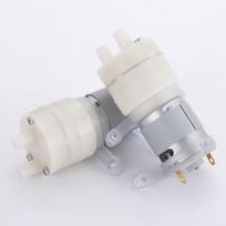 1 vnt. 365 Mikro vandens siurblio variklis nuolatinės srovės 12V savaime užsipildantis siurblys tylus elektrinis diafragminis siurblys didelis srautas 1,5 l/min ABS maistinis sidabras