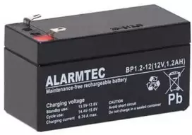 AGM ALARMTEC serijos BP 12V 1,2Ah akumuliatorius