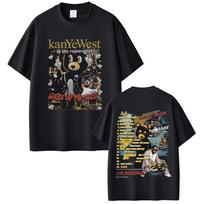Rapper Kanye West Late Registration Wake Up Mr West Bear Graphic Tshirts Unisex Women Hip Hop Fashion Pop Music T Shirt Streetwear 3XL