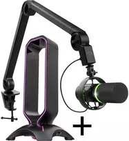 Trust GXT 265 Cintar Kopfhörerständer + GXT 255+ ONYX Professionelles Mikrofonas mit Arm
