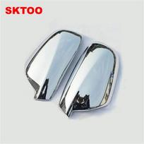 SKTOO 2004–2012 m. Peugeot 307 CC SW 407 durų šoninio sparno veidrodžio chromo dangtelis galinio vaizdo dangtelio priedai 2 vnt.