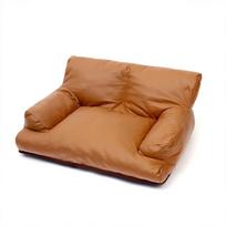 2024 m. nauja šunų namelio sofa „Four Seasons“ universali sofa naminiams gyvūnėliams Puikiai atrodanti PU audinio sofa katėms 50*40 ruda