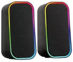 Kompiuterio kolonėlės Speedlink - TOKEN RGB žaidimų stereo garsiakalbis, juodas