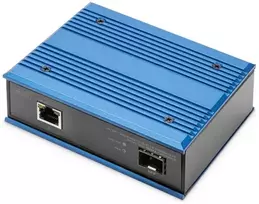 Maršrutizatorius Digitus 10/100/1000Base-TX PoE zu 1000Base-FX Medienkonverter