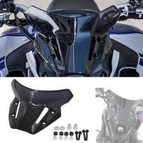 Motociklo priekinis stiklas Juodi vėjo deflektoriai Tinka BMW MT-09 / FZ-09 2021-2022