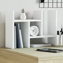 Rašomojo stalo lentyna, balta, 34,5x15,5x35,5cm, mediena