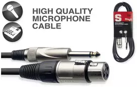 Garso kabelis XLR/jack (f/m) Stagg SMC3XP, 3 m