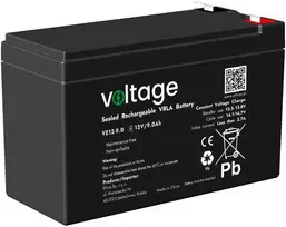 voltage AGM įtampos 12V 9Ah VE12-9.0 baterija (eksploatavimo trukmė 6-9 metai)