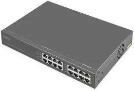 Šakotuvas „Digitus“ 8 prievadų Gigabit Ethernet PoE purkštukas, 802.3bt, 250 W | DN-95118