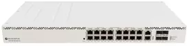Maršrutizatorius „MikroTik“ | Debesų maršrutizatorių komutatorius | CRS320-8P-8B-4S+RM su „RouterOS v7“, 2U stovo montuojamas korpusas | Tinklo palaikymas: ne | MU-MiMO: ne | be mobiliojo plačiajuosčio ryšio