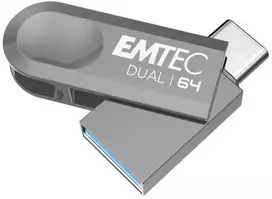 USB atmintinė Emtec Emtec USB3.2 Type-C Dual D280 64GB