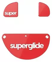 Pulsar Superglide Glass Skates Zowie EC Series Raudona Pakaitiniai Pelė feet