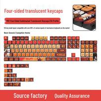 Best-Selling SA PBT Pudding Keycaps: 4-Sided Translucent, Dye-Sublimated for Mechanical Keyboards 26cm × 18cm × 3cm