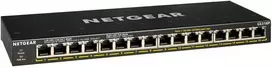 Šakotuvas NETGEAR GS316P SOHO nevaldomas jungiklis [16x Gigabit Ethernet PoE+, 115W]