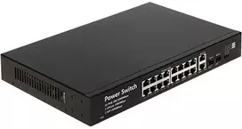 Šakotuvas Delta SWITCH POE GTX-C1-18-16G2SFP/X 16 PRIEVADŲ SFP