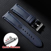 18/20/22mm burės audinio dirželiai Omega, Blancpain, Seiko nardymo laikrodžiams Vyrams Moterims Nailoniniai Greito atsegimo Vandeniui atsparūs laikrodžių dirželiai 18mm mėlyna