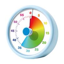60 Minute Visual Timer,Study Time Management Nonslip Silent Countdown Clock for Classroom Housework Exercise Home Cooking mėlyna