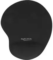 DELOCK Ergonomiškas pelės kilimėlis mit Gel su atrama riešui schw.
