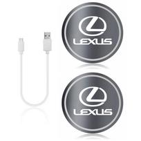 LED Car Cup Holder Light Luminous Coaster Water Cup Pad For LEXUS RX300 RX330 RX350 IS250 LX570 Is200 Is300 Ls400 Accessories