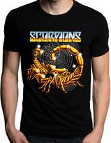 Scorpions Grupės Roko Metalo Muzikos Logotipo Marškinėliai S juoda