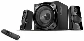Kompiuterio kolonėlės Genius garsiakalbiai SW-2.1 1850BT, 2.1, 50W, juoda, RCA vstup, Bluetooth 5.3