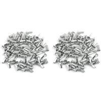 50pcs MTB Bike Spoke Nipples Replacement 14G 2.0mm Aluminum Alloy MTB Bike Spokes Nipples Road Bicycle Road Bicycle Accessories