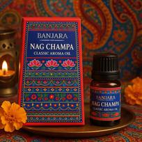 5x Nag Champa Fragrance Oil 10ml Banjara