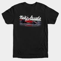 Medvilninis S-5XL Marškinėlis Sportinis Automobilis Niki Lauda Grand Prix Formule Čempionas Unisex Marškinėlis S