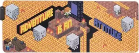 Paladone Minecraft XXL šviečiantis pėlės kilimėlis | 80 x 30 cm