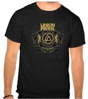 Linkin Park Rock Music Logo Black T-Shirt -1293- S