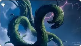 Pelė „Ultra-Pro Ultra Pro“: „Magic the Gathering“ – „Eldraine“ laukiniai gyvūnai – „Playmat“ – „Restless Vinestalk“