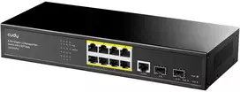 Šakotuvas Cudy GS2008PS2 tinklo jungiklis Valdomas L2 Gigabit Ethernet (10/100/1000) Maitinimas per Ethernet (PoE) Juodas