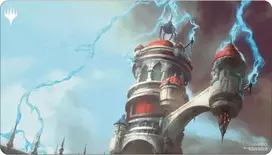 Pelė Ultra Pro Ultra Pro: Magic the Gathering - Ravnica Remastered - žaidimo kilimėlis - Izzet Lyga