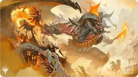 Pelė „Ultra-Pro Ultra Pro“: „Magic the Gathering“ – „Thunder Junction“ teisės aktai – „Playmat“ – „Rakdos“
