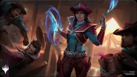 Pelė „Ultra-Pro Ultra Pro“: „Magic the Gathering“ – „Thunder Junction“ teisės aktai – žaidimų kilimėlis – Stella Lee