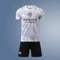 24/25 Man City Drakono Metų Specialus Leidimas Šviesiai Pilkas Gerbėjo Marškinėlis L