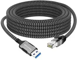 Spacetronik USB-A gigabito tinklo plokštė, 1 m adapterio laidas