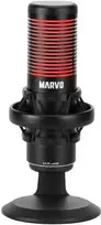 Marvo MIC-07 RGB juodas laidinis mikrofonas |USB