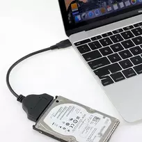 Šakotuvas USB-C 3.1 SATA 22 PIN HDD SSD adapteris