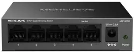 Šakotuvas Mercusys 5-port Gigabit Desktop Switch | MS105GS | Nevaldomas | Darbalaukis | Gigabit Ethernet (vario) jungtys kiekis 5