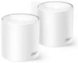 TP-LINK Maršrutizatorius Deco X1500 (2pcs) AC1900 Wireless 802.11ax/1500Mbps LAN/WAN Baltas EU