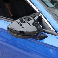 2x For Honda Civic 22-25 Gloss Black Rearview Side Mirror Cover Trim With Signal