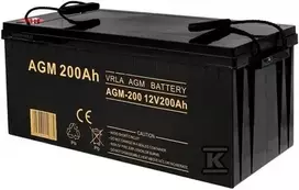 Volt AKUMULATORIAUS AGM 12V 200AH