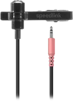Speedlink - SPES prisegamas mikrofonas, juodas