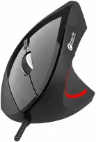 Pelė C-Tech C-TECH pelė VEM-09C vertikalus 6 przycisków juoda USB