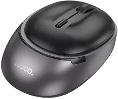 Belaidė pelė Hoco 2,4G 1600 dpi GM34 juodas metal pilka
