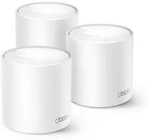 TP-Link Wi-Fi Maršrutizatorius Deco X1500 AC1900 (3pcs), 1500Mbps, LAN/WAN, 802.11ac, Wi-Fi 6, Baltas EU