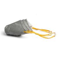 OUWO 3PCS Anti Smog Haze Dog Pet Mask Gray Dog Mouth Mask Outdoor Anti Dust Gas PM2.5 Filter Pet Dog Supplies S