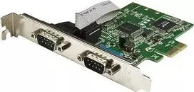 Ecost prekė po grąžinimo StarTech.com Serial PCI Express korta su 2 DB9 prievadais, UART 16C1050, RS (Atnaujinta)