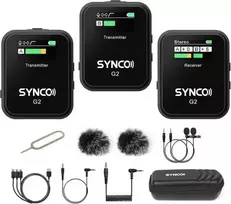 Ecost prekė po grąžinimo Micro belaidis mikrofonas, SYNCO G2(A2) Lavalier Wireless Mikrofonų sistema (Atnaujinta)
